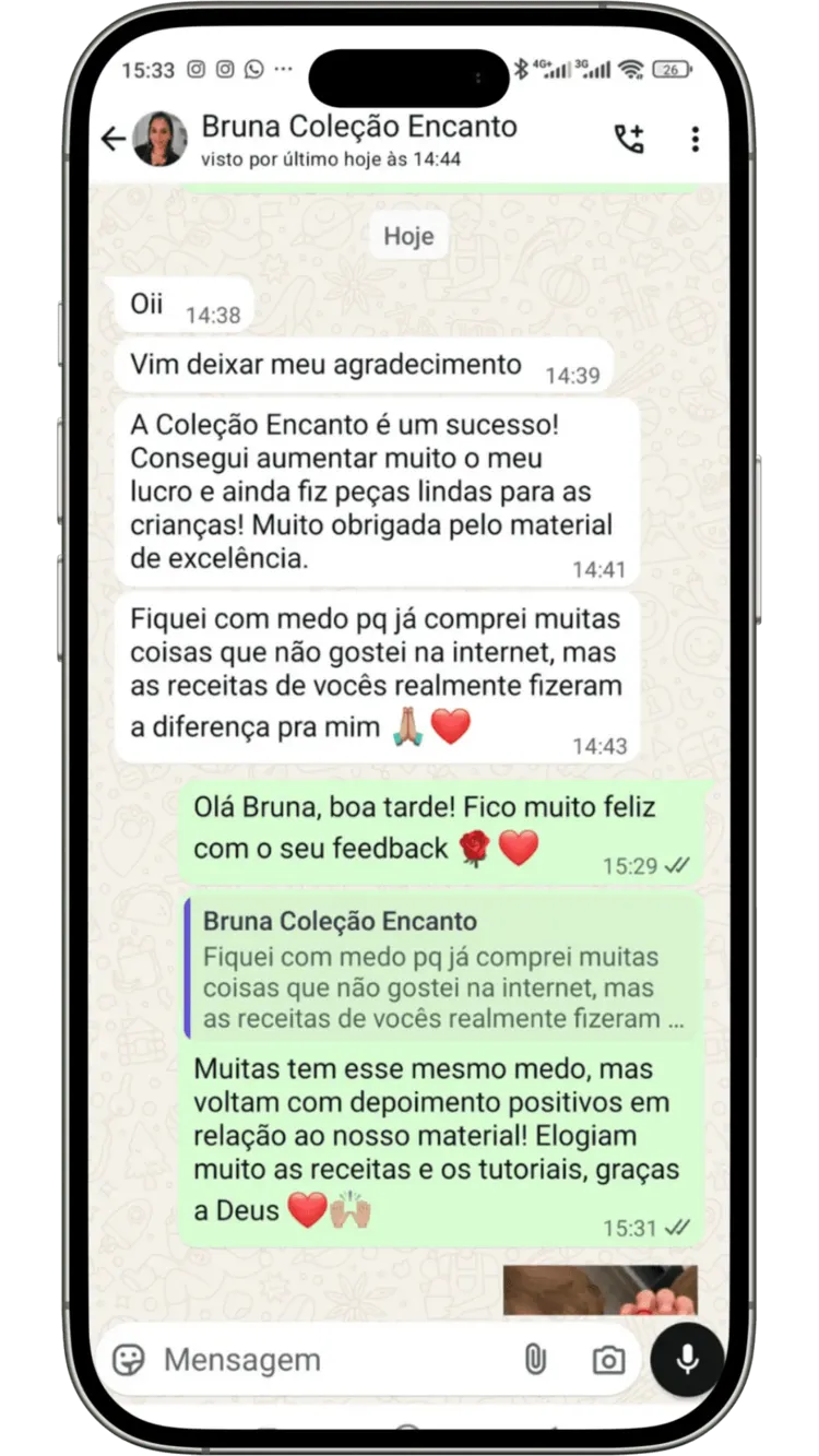 Depoimento de cliente